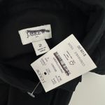 J.Crew  Ruffle Sleeve Mini Shirt Dress Cotton Pockets Classic Black US 2 NWT Photo 6