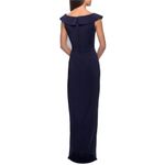 La Femme  25206 Surplice Off the Shoulder Column Gown Photo 8