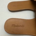 Madewell  The Boardwalk Post Slide Sandal Womens 7.5‎ Leather Caramel Brown Photo 3