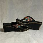 Montana West Embellished Black Sandals Size 7 Photo 2