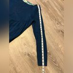 Matilda Jane  Twist and Shout Sweater Women’s Size S Blue Knit Floral Photo 3