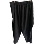 Croft & Barrow  Black Quick Dry Lightweight Cropped Pants 2X Plus Size Photo 1