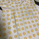 Opening Ceremony NWT Daisy Print Sheath Dress Mesh Panel Cream Pastel Yellow Y2K Photo 4