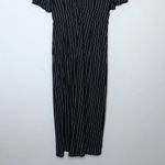 Sage  the Label Jumpsuit Black Pinstripe‎ Photo 5