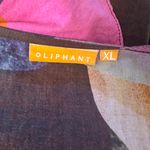 Tuckernuck Oliphant Designs V-Neck Maxi Dress Watercolor Print Pockets Photo 6