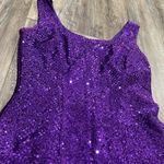 Gunne Sax Vintage  by Jessica McClintock purple sparkle Dress 3/4 Photo 2
