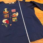 VTG Bobbie brooks navy blue Fall sweater Size 2X Photo 4