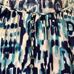 Tommy Bahama  Blouse Womens M Used Blue White Photo 14