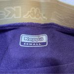 Kappa  Logo Tape Elero Fleece Purple Sweatshirt Size Oversize X-Small NWT 20"x20" Photo 4