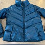 Athleta lofty down jacket dark vista teal size medium Photo 2