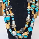 Paparazzi Chunky Multi Strand Beaded Necklace Lobster Closure 18" Photo 1