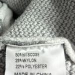 Zesica Womens Leopard Print Cardigan Sweater Open Front Pockets Medium White Photo 5