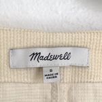 Madewell NWT Val Waffle-Knit Relaxed V-Neck Top in Antique Cream Photo 3