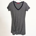 n:philanthropy Navy Blue White Striped T-Shirt Dress Size XS Coastal Nautical Photo 3