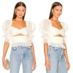 LPA ‎ Dolores Peplum Cut Out Top Photo 1