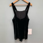 Reformation  Velvet Romper in Black M Photo 5