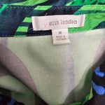 Erin London Green & Black Animal Print ¾ Sleeve Blazer Size Medium Photo 4