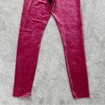 Athleta  Elation Velvet Tight Leggings Pull On High Rise Activewear Class Pink M Photo 7