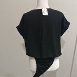 Entro NWT V Neck Bodysuit With Rolled Sleeves Sz M Photo 9