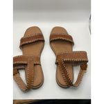 Joie Women's Brown Leather Two Strap Ankle Sandals Size 8 Photo 2