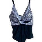 B2prity women’s large polka dot tummy control swimsuit Black Photo 1