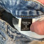 SheIn Jean High Rise Shorts Size small waist 14 stretch to 15 length is 11 Photo 3