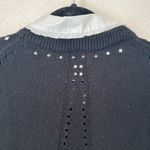Cinq à Sept Cinq A Sept Jana swing knit sweater Peter Pan collar black dress size XS Photo 13