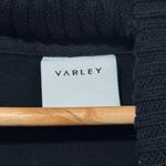 Varley  Britannia Black Sweatshirt Size Medium Pullover Ribbed Sweater Turtleneck Photo 2