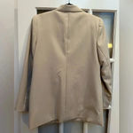 Vintage TanJay Tan Cream Button Down Blazer Jacket Women’s Size 8 Medium Tan Jay Photo 2