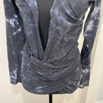 #113 ECHO MALIBU yoga wrap top Blue Size M Photo 2