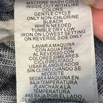 Jolt  Women's Beach Boho Pants Linen Bland Wide Leg Blue White Stripe Size Large Photo 7