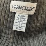 Cabin creek Vintage Gray Red Plaid Tartan Grunge Goth Witch Knit Sweater Vest Photo 2