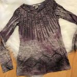 American Rag Cie long sleeve top size small mixed media Artsy Print Photo 3