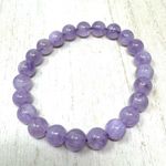 Amethyst beaded stretch bracelet, NWOT Photo 4