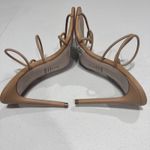 Schutz  Women's Sz 9B Beige Nude Strappy Stiletto Heels Gabielle Sandals Glam Photo 4