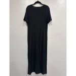 J Jill WearEver Collection Black Keyhole Flutter Sleeve Maxi Dress Size M Size M Photo 5