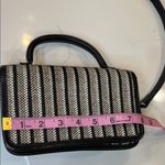 ZARA Crossbody Bag Black and Cream Elegant Design Photo 11