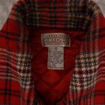 Cambridge Dry Goods Vintage Red Plaid Wool Blend Full Zip Jacket Women's Small Photo 1