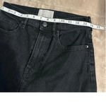 Everlane  High Waist Straight Ankle Jeans Size 27 Black Denim Stretch Photo 5