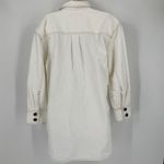 Madewell  Womens White Button-Down Denim Shirt Dress Size M Photo 5