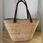 NEW! Hawaiian Beaded Aloha Hula Girl Adorable Beachy Tote Bag 100% Corn Husk Photo 3