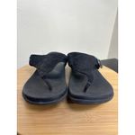 Aetrex Women's 9-9.5 Rita Black Adjustable Flip Flops Thong Sandals Photo 3
