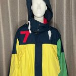 Ralph Lauren Women's Yacht Club 1992 Multicolor Hooded Jacket Blue Photo 2