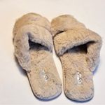 Quipid Qupid Women's Double Strap Faux Fur Black Slippers Sz 8 Photo 2
