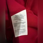 J.Crew New with tags sleeve peplum top in satin-crepe Elegant Red Women's Top Photo 4