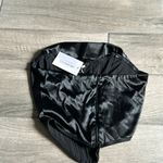 Heiress Beverly Hills silky corset top in black Photo 2