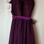 JJ's House Elegant Purple Lace Prom Dress Photo 0