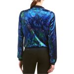 T Tahari  velvet floral bomber jacket women’s Size Small Photo 2