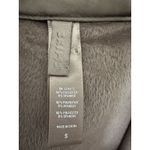 SKIMS Size S Velour Zip Up Hoodie Cropped Amethyst Brown Super Soft Photo 3