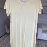 Cotton On  T-Shirt Dress Y2K Light Yellow Pale Summer Spring Vaca Boho Minimal S Photo 0